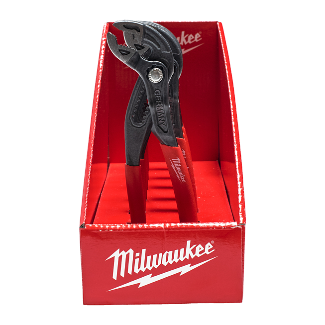 Milwaukee Wasserpumpenzange 180 mm im Thekendisplay