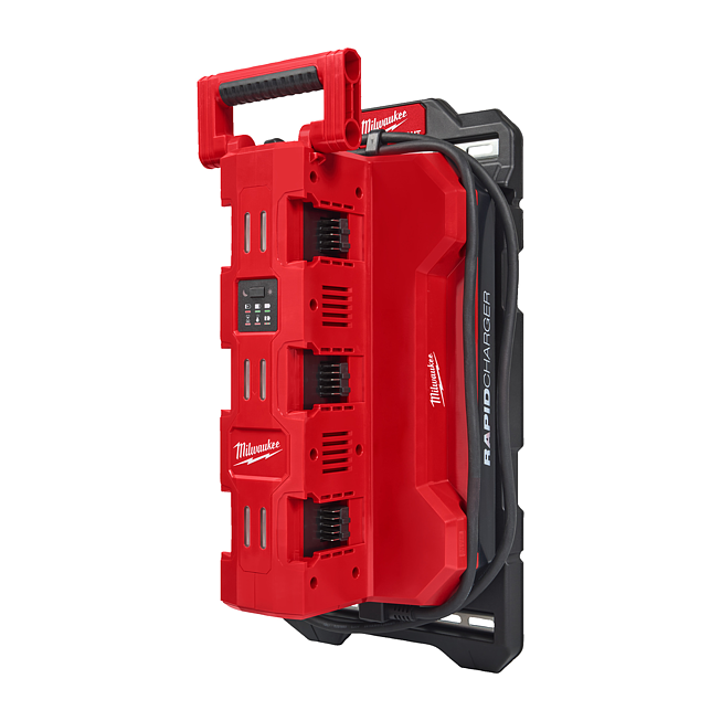 Milwaukee PACKOUT 6-fach Schnellladeger&auml;t M18MPC6