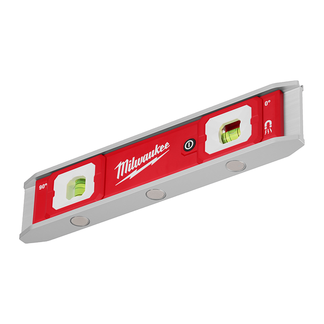 Milwaukee Wasserwaage Torpedo LED 23cm lang magnetisch