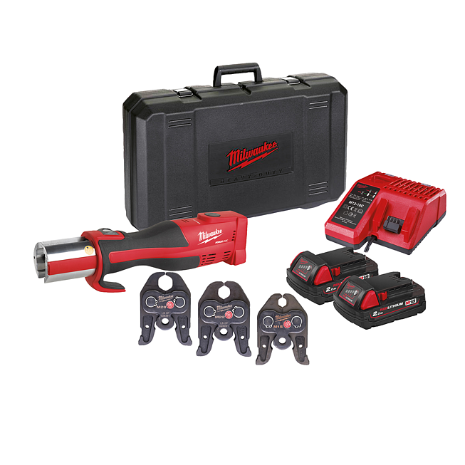 Milwaukee Akku-Presswerkzeug M18BLHPT-202C M-Set