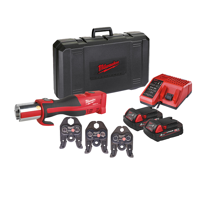 Milwaukee Akku-Presswerkzeug M18BLHPT-202C V-Set