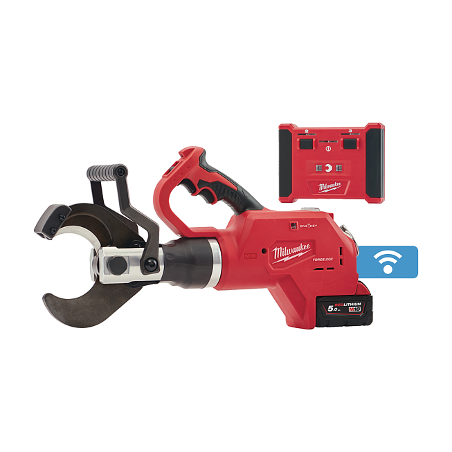 Milwaukee B&uuml;rstenloser Akku-Kabelsch M18HCC75R-502C