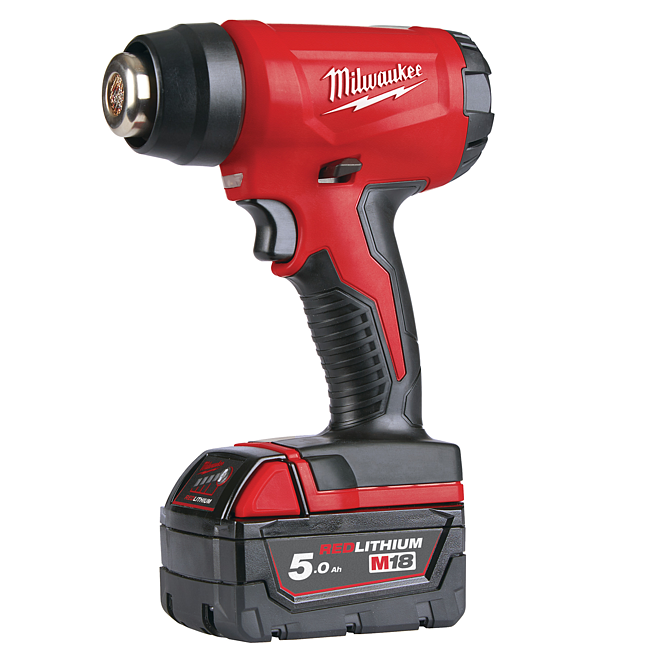 Pistola ad aria calda a batteria Milwaukee M18BHG-502C