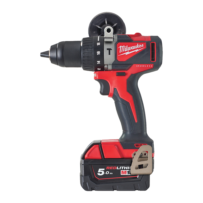 Milwaukee B&uuml;rstenloser Akku-Schlagbohrschr M18BLPD2-502X