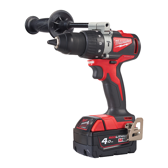 Milwaukee B&uuml;rstenloser Akku-Schlagbohrschr M18BLPD2-402X