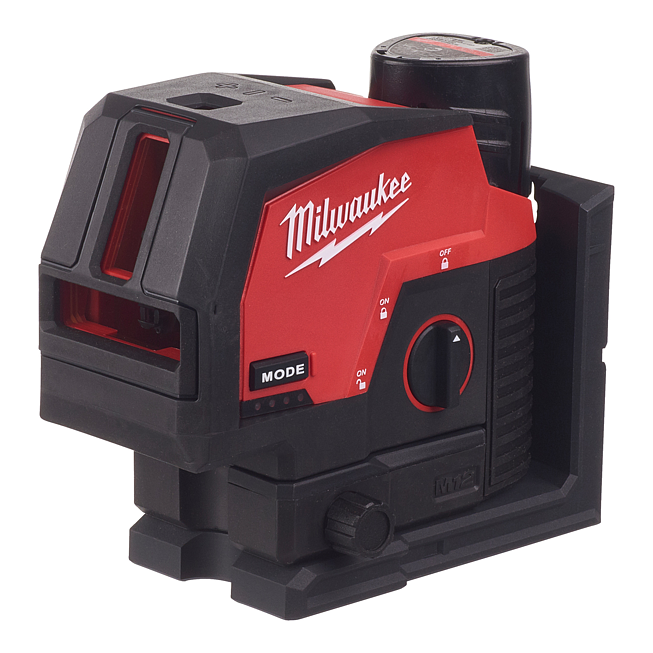 Milwaukee Kreuzlinienlaser mit Lotfunktion M12CLLP-301C