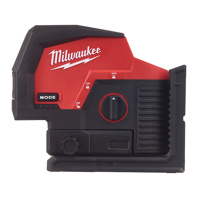 Milwaukee Kreuzlinienlaser mit Lotfunktion M12CLLP-0C