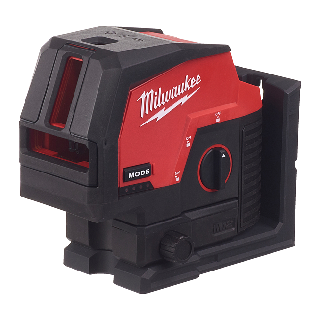 Milwaukee Kreuzlinienlaser mit Lotfunktion M12CLLP-0C