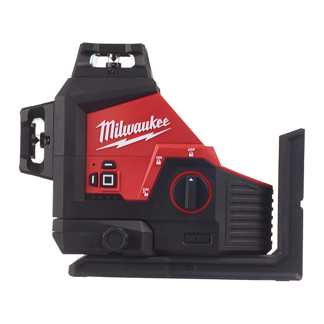 Milwaukee Akku-Kreuzlinienlaser 3 x 360&deg; M123PL-0C