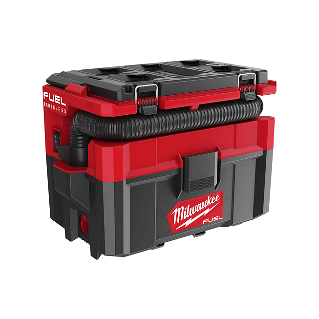 Milwaukee FUEL Akku-Packout-Nass/Trockensauger M18FPOVCL-0