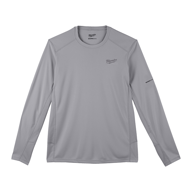 Milwaukee Funktions-Langarmshirt grau mit UV-Schutz M