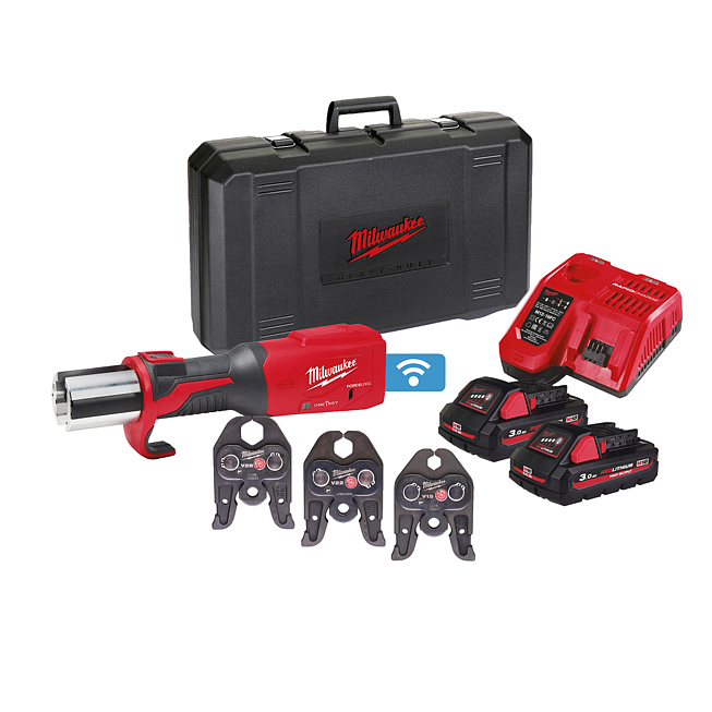 Milwaukee ONE KEY Akku-Presswerkzeug M18ONEBLHPT-302C V-SET
