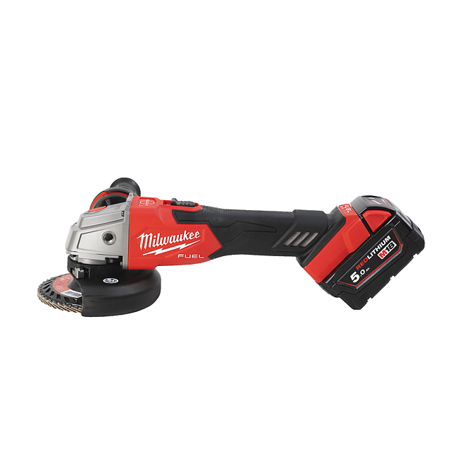 Milwaukee FUEL Akku-Winkelschleifer M18FSAG125XB-502X