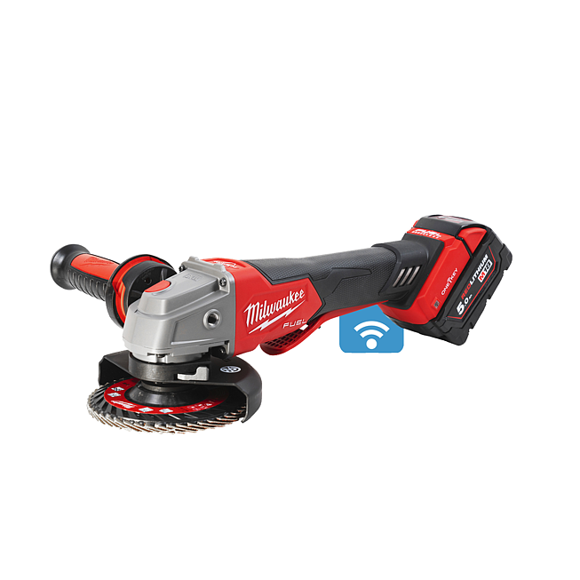 Milwaukee ONEKEY Akku-Winkelschleifer M18ONEFSAG125XPDB-502X