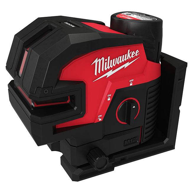 Milwaukee Akku-Kreuzlinienlaser M12CLL4P-301C