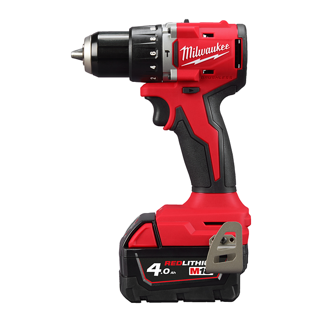 Milwaukee B&uuml;rstenloser Akku-Schlagbohrschr M18BLPDRC-402C