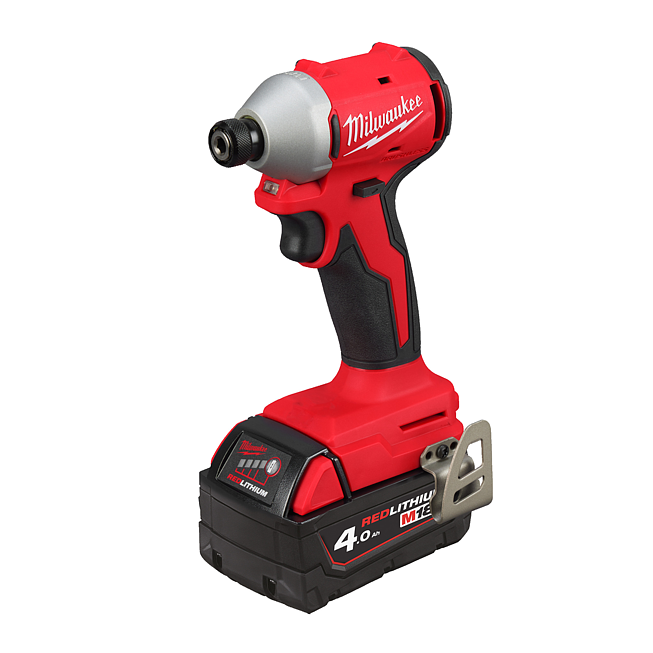 Milwaukee B&uuml;rstenloser Akku-Schlagschr 1/4&quot; M18BLIDRC-402C