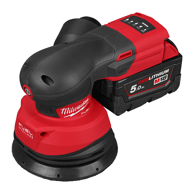 Milwaukee FUEL Akku-Exzenterschleifer 125 mm M18FROS125-502X
