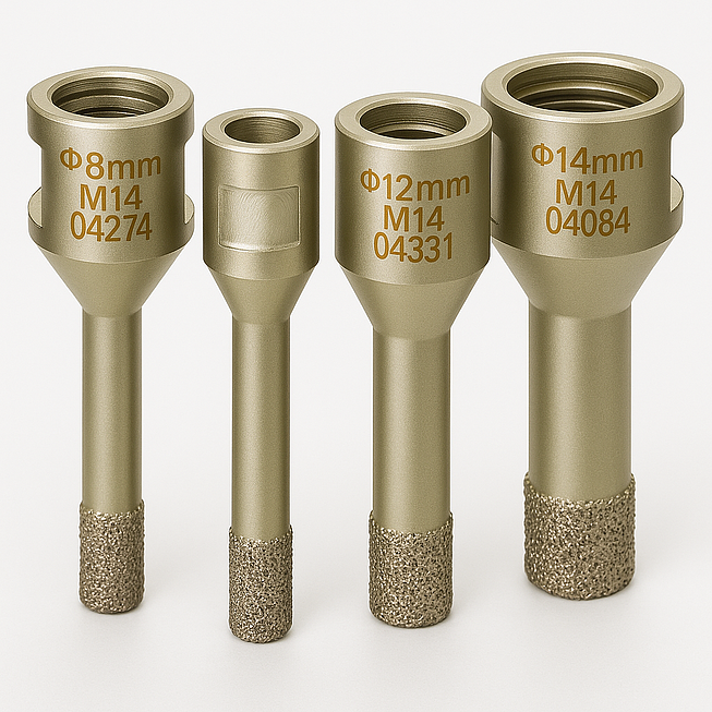 Airproduct diamond tile drill bit set 5 pieces