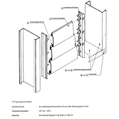 Eckwinkel 20 mm verzinkt f&uuml;r Rahmenprofil zu &Uuml;ber- druckkl.