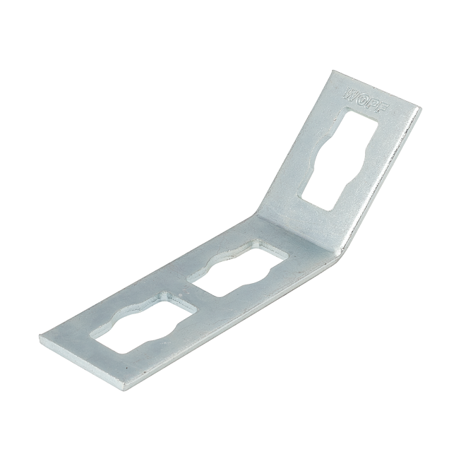 Angle connector | Corner connector 135&deg; galvanised (Profi Knob System)