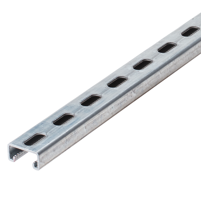 Rail de montage 41x21x2.5 mm 3m de long ; - SZ