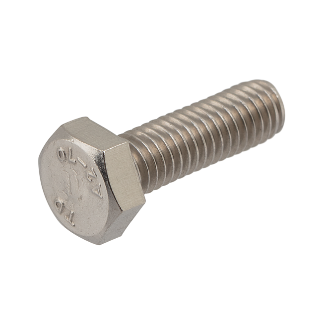 Vite metrica a testa esagonale V2A ISO ~4017 (DIN 933) senza gambo