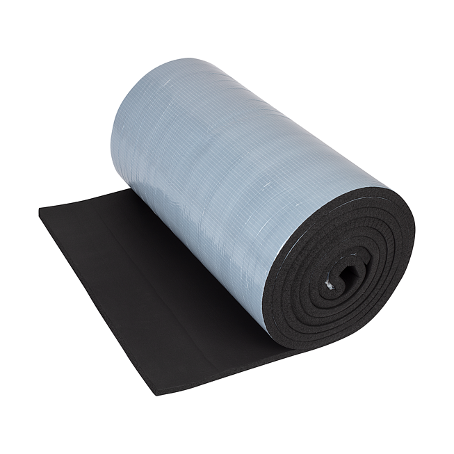 Tapis d'isolation 9mm, AUTOCollant en rouleaux, 20m2, 20m