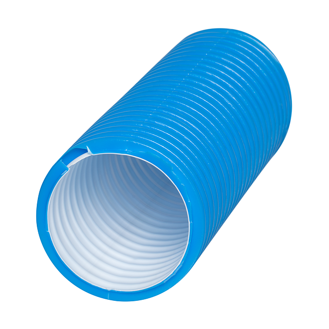 L&uuml;ftungsrohr 90 mm flexibel Poly&auml;thylen (HDPE) RAL5015 L=50m