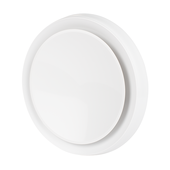 Vanne d'arriv&eacute;e d'air OPT Plastique avec ressorts de serrage Blanc de s&eacute;curit&eacute;