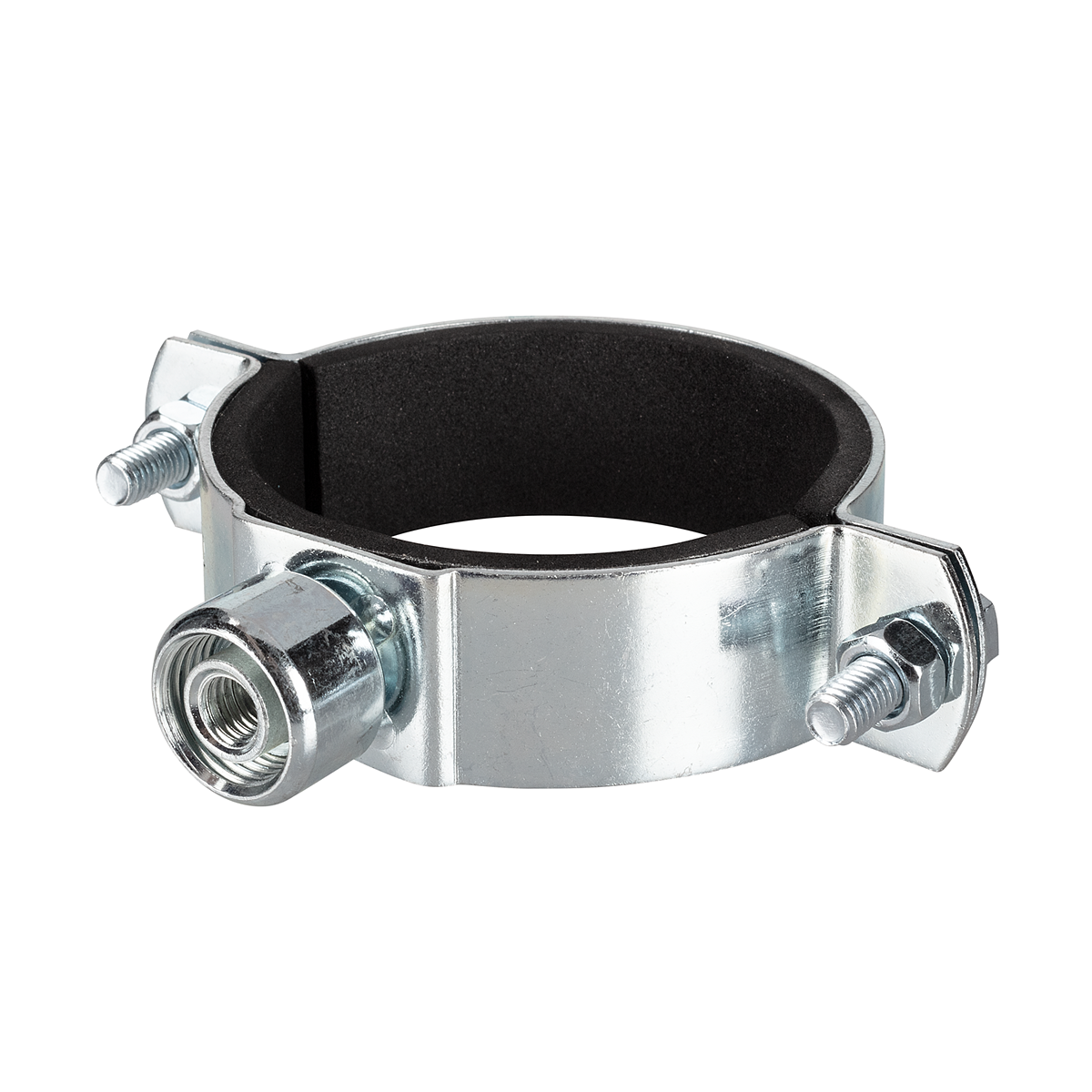 Cultonix Rohrflansch 100mm Schwarz - Kunststoff Flansch Für Lüftungsrohre Mit 8 Schraublöchern