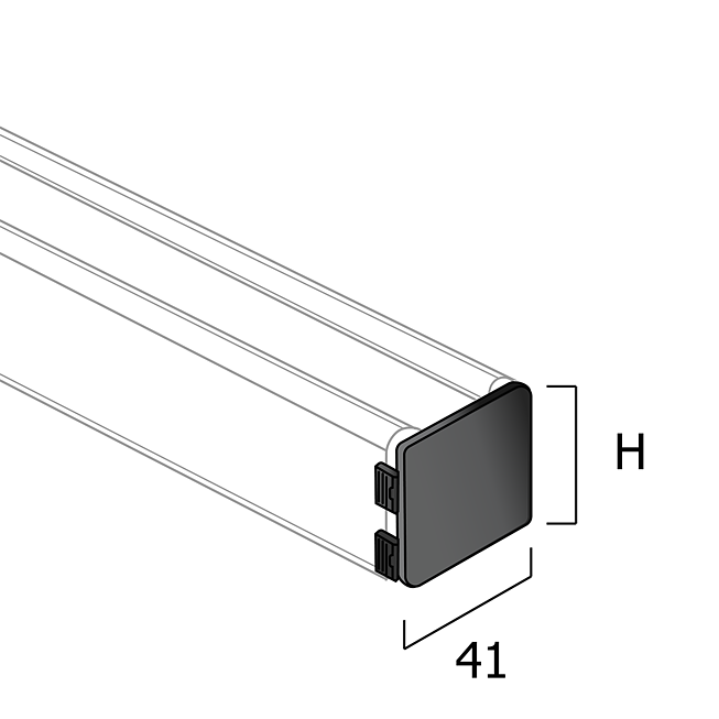 Bouchons carr&eacute;s | Embouts LDPE