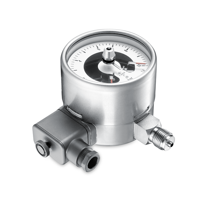Manometro BAUMER con contatti magnetici a molla MR5