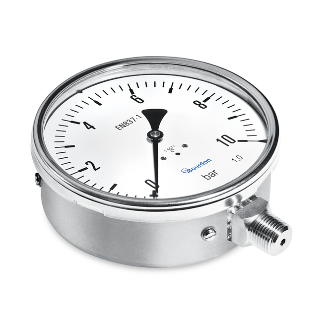 Manometro BAUMER con divisorio antisfondamento MMJ7