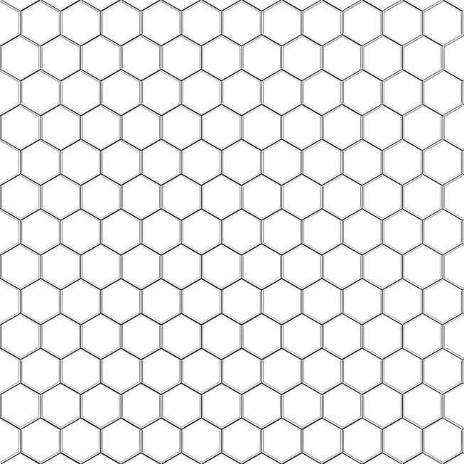 Grillage m&eacute;tallique hexagonal 20/5 Inox - Rouleaux de 50 lm