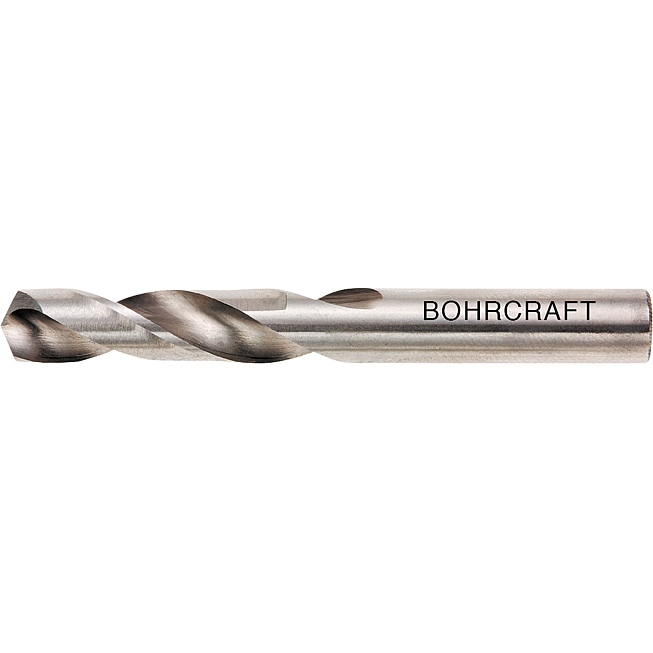 Bohrcraft Foret h&eacute;lico&iuml;dal HSS G Extra court Rectifi&eacute; Biseau crois&eacute; type N 118&deg; DIN 1996