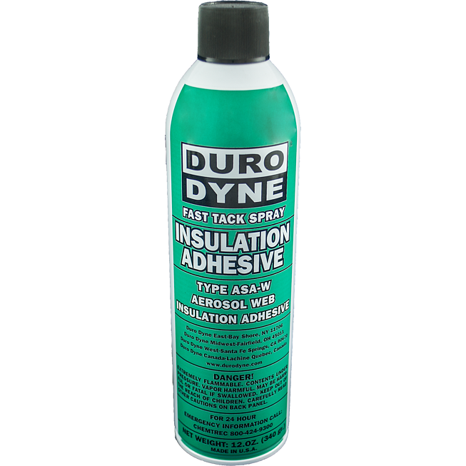 Spray adh&eacute;sif pour tapis d'isolation
