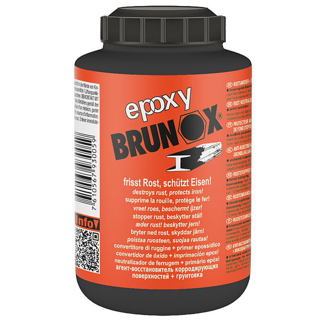 Brunox Spray &eacute;poxy | Primaire | Assainisseur et appr&ecirc;t pour rouille