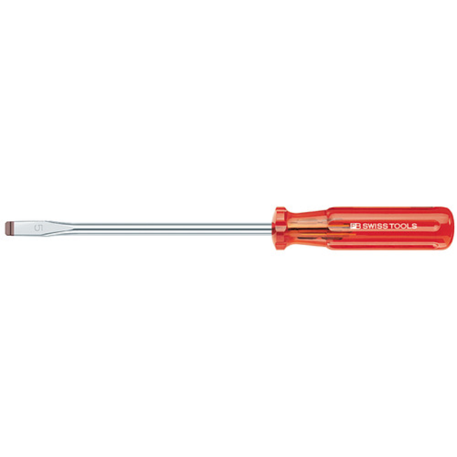 PB SWiss Tools Tournevis &agrave; fente PB 100 Classic Lisse Chrom&eacute;