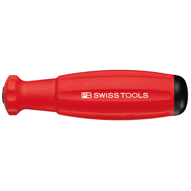 PB SWiss Tools Schraubenzieher-Wechselklingen-Griff PB 8215 Soft Verchromt