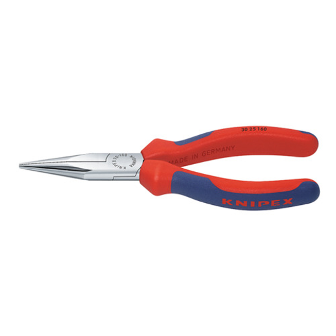 Pince &agrave; bec long Knipex 160mm ovale-pointu Chrom&eacute;