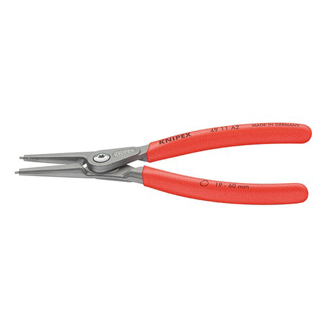 Pince &agrave; circlips Knipex 180mm 4911-A2 droite ext. 16-60mm