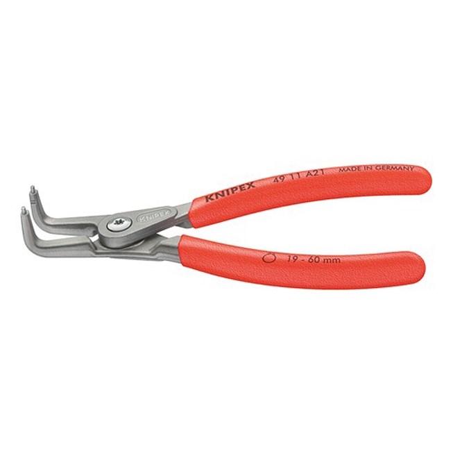 Pince &agrave; circlips Knipex 210mm 4921-A31 coud&eacute; ext. 40-100