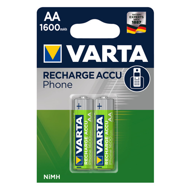 Batterie-Akku 1.2V Varta Aa Phone Power T399 2S