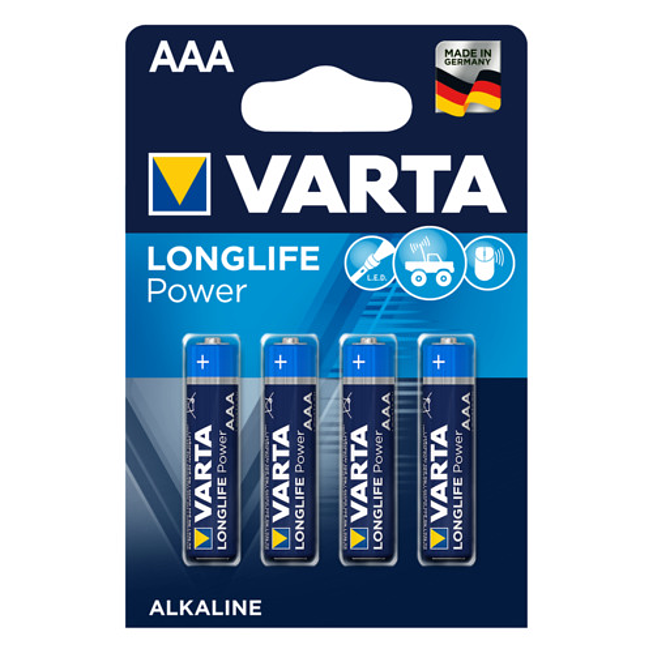 Varta Batterie Aaa - Lr03 1.5 Volt Blister avec 4 pi&egrave;ces Super