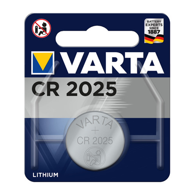 Varta Batterie CR2025 3 Volt 170mAh Lithium (Bl 1 pi&egrave;ce)