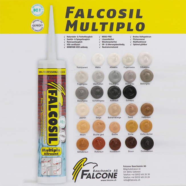 Falcone Silikon-Dichtmasse Falcosil Multiplo Allround