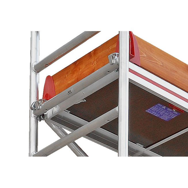 &Eacute;chafaudage roulant Hymer, pliable avec potence