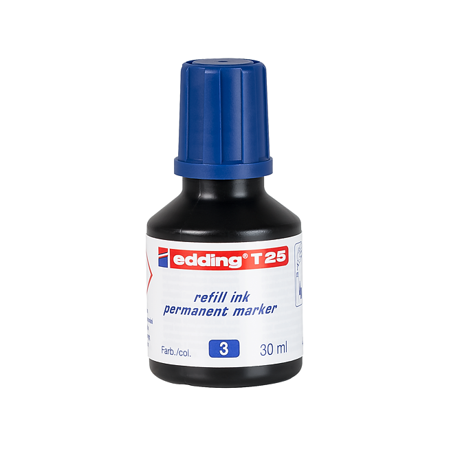 Recharge d'encre pour marqueur permanent Edding T 25