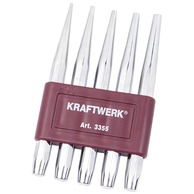 Kraftwerk Jeu de 5 perforations Professional avec support